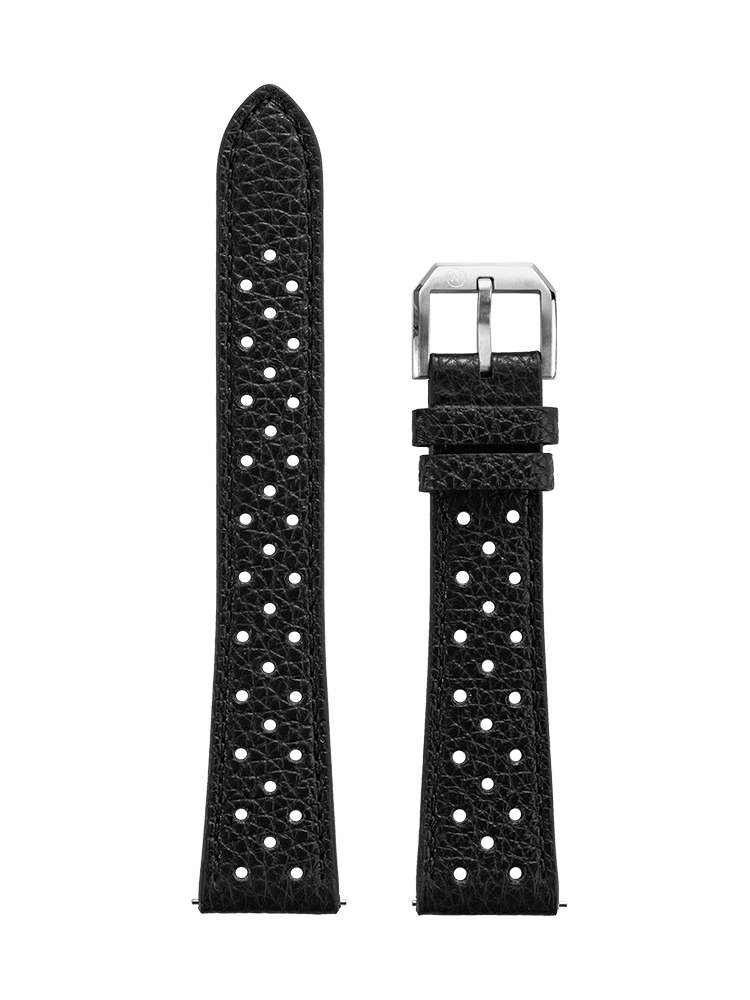 Black Racing Strap - Nivada Grenchen