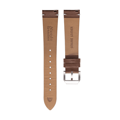 Brown Leather Strap - Nivada Grenchen