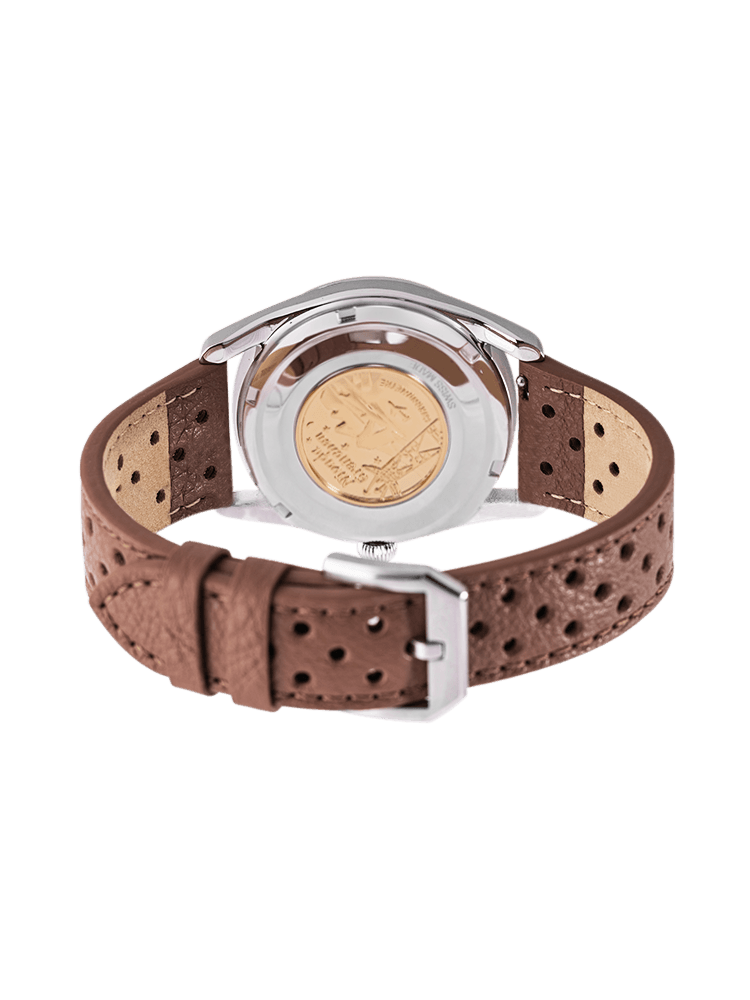 Brown Racing Strap - Nivada Grenchen