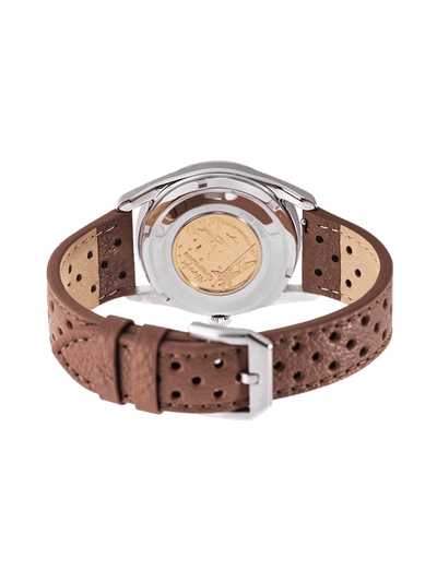 Brown Racing Strap - Nivada Grenchen