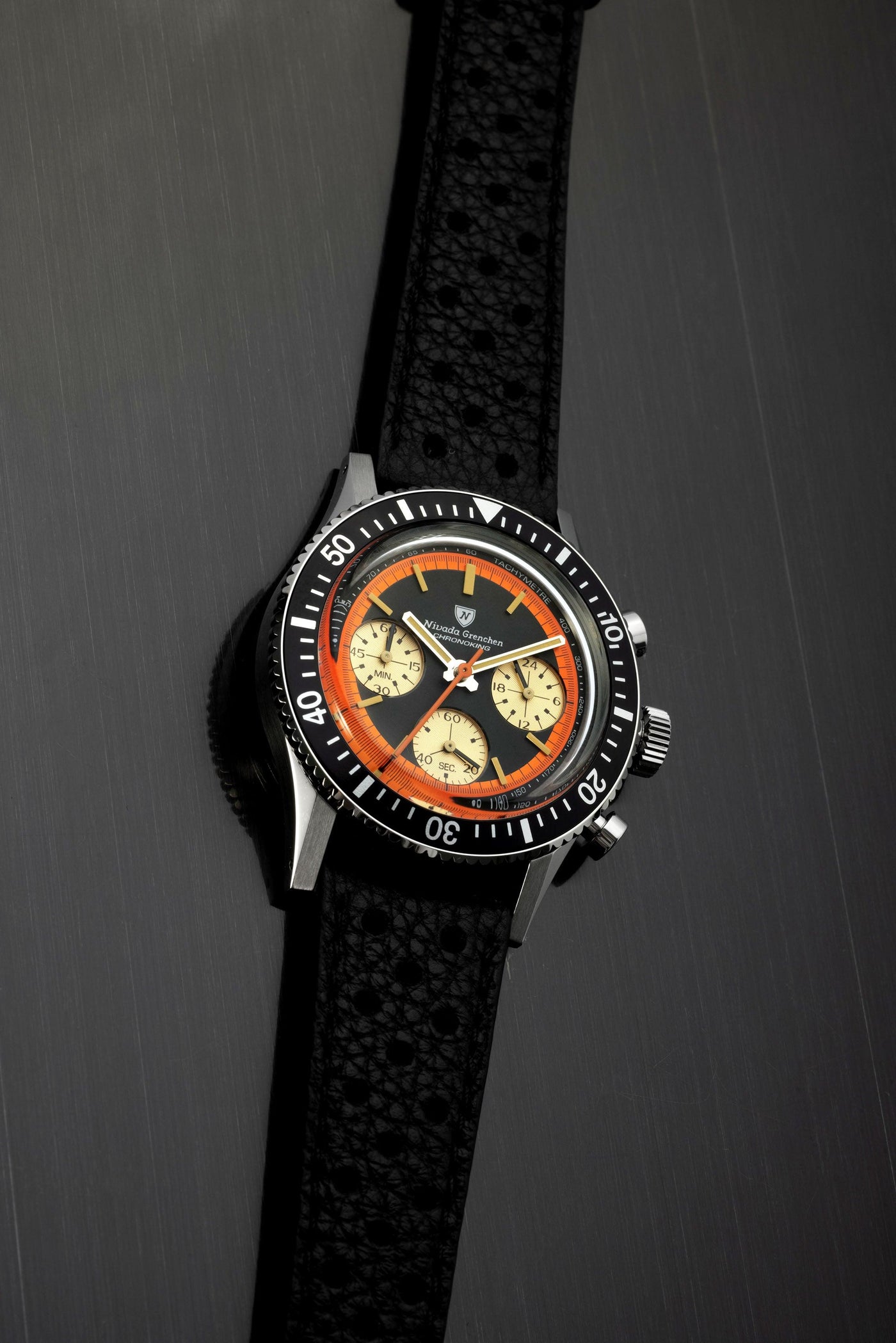 Chronoking "Paul Newman" Orange - Nivada Grenchen