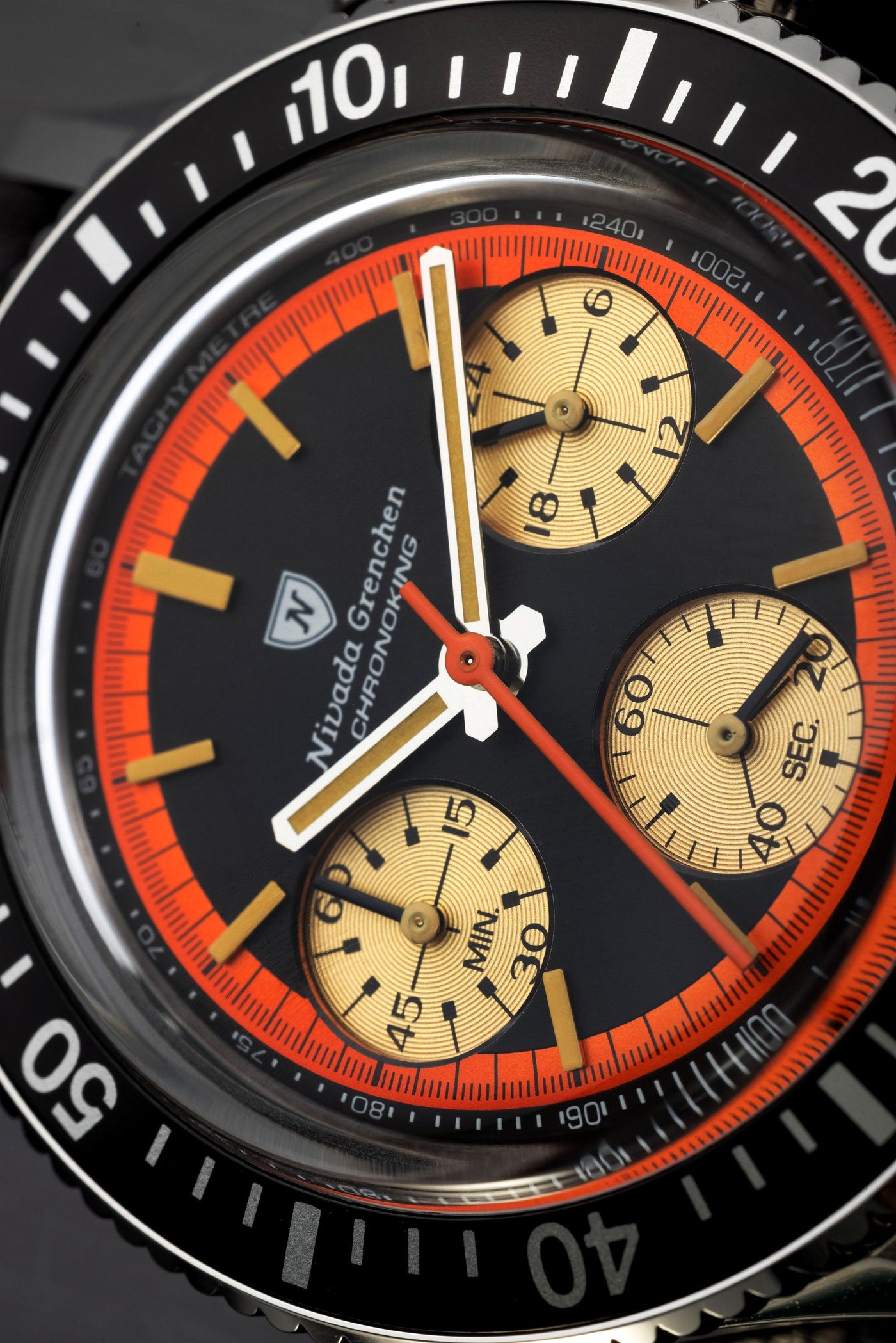 Chronoking "Paul Newman" Orange - Nivada Grenchen