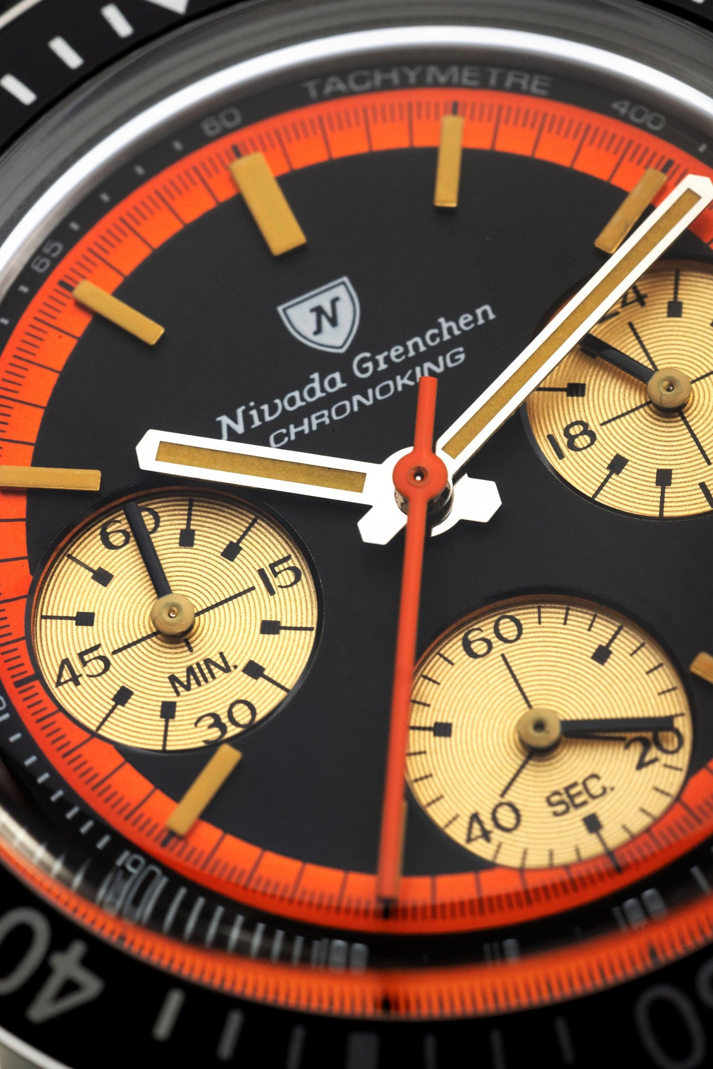 Chronoking "Paul Newman" Orange - Nivada Grenchen