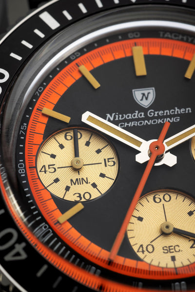 Chronoking "Paul Newman" Orange - Nivada Grenchen