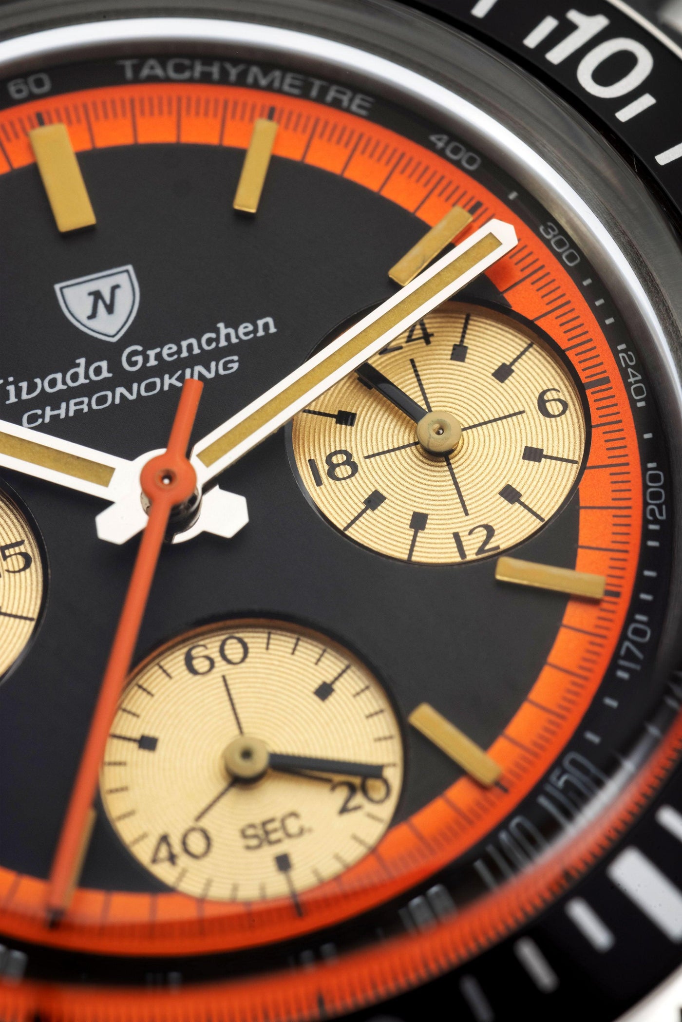 Chronoking "Paul Newman" Orange - Nivada Grenchen