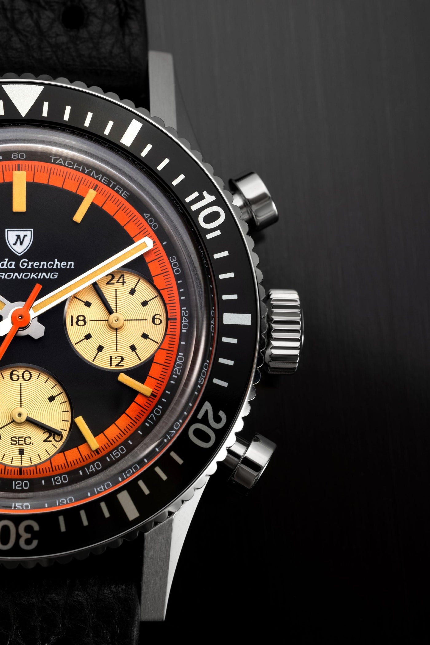 Chronoking "Paul Newman" Orange - Nivada Grenchen