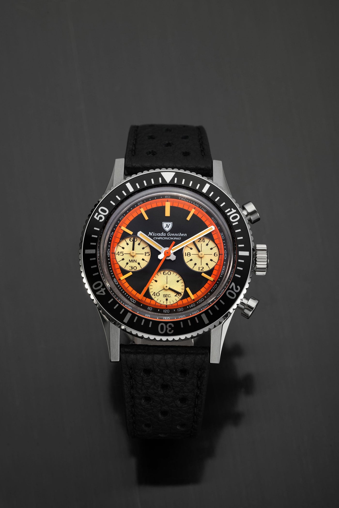 Chronoking "Paul Newman" Orange - Nivada Grenchen