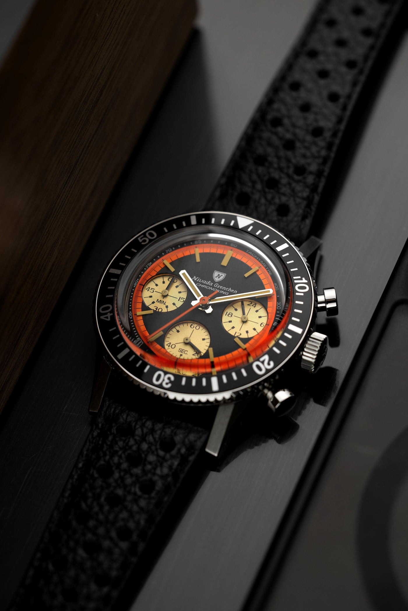 Chronoking "Paul Newman" Orange - Nivada Grenchen