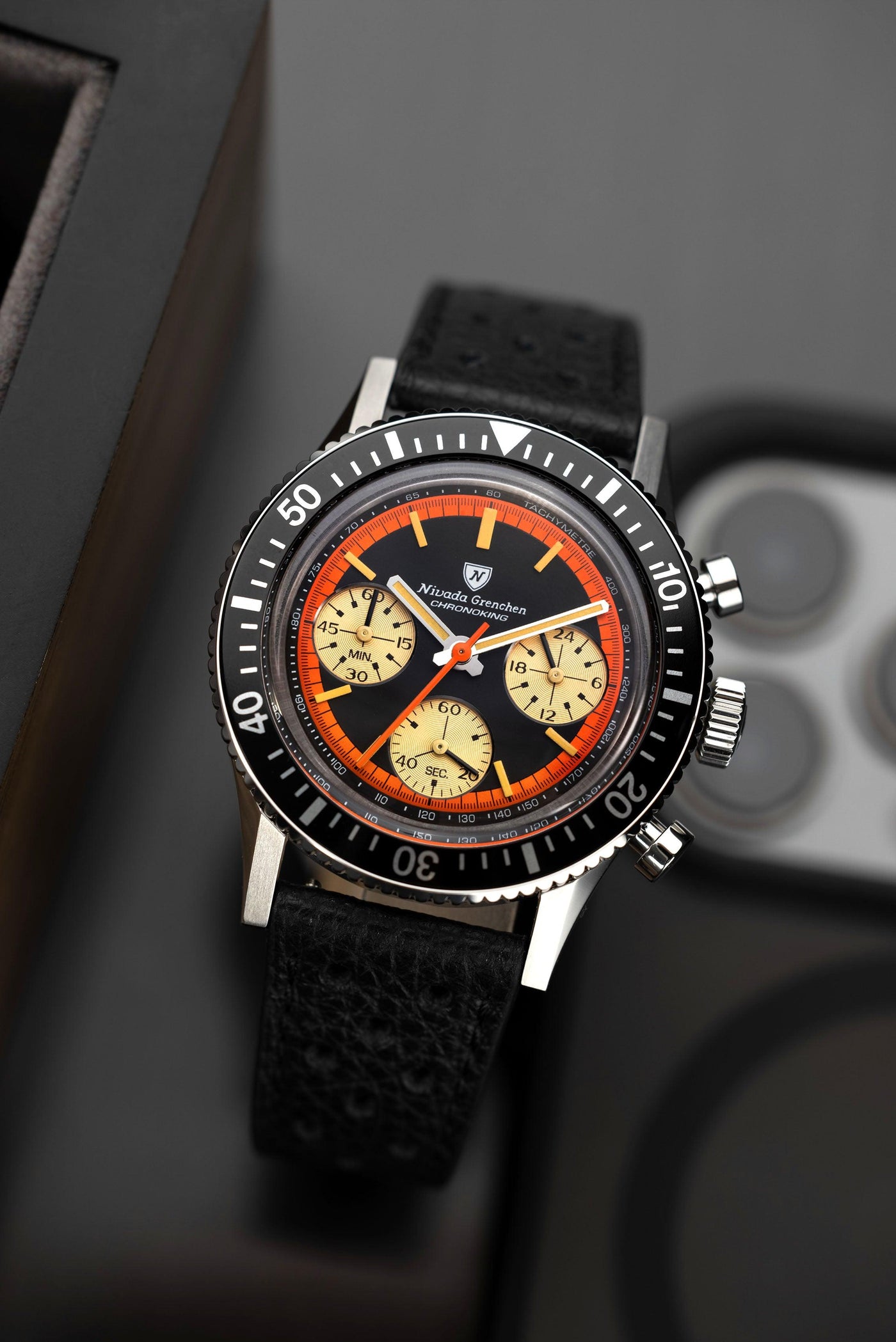 Chronoking "Paul Newman" Orange - Nivada Grenchen