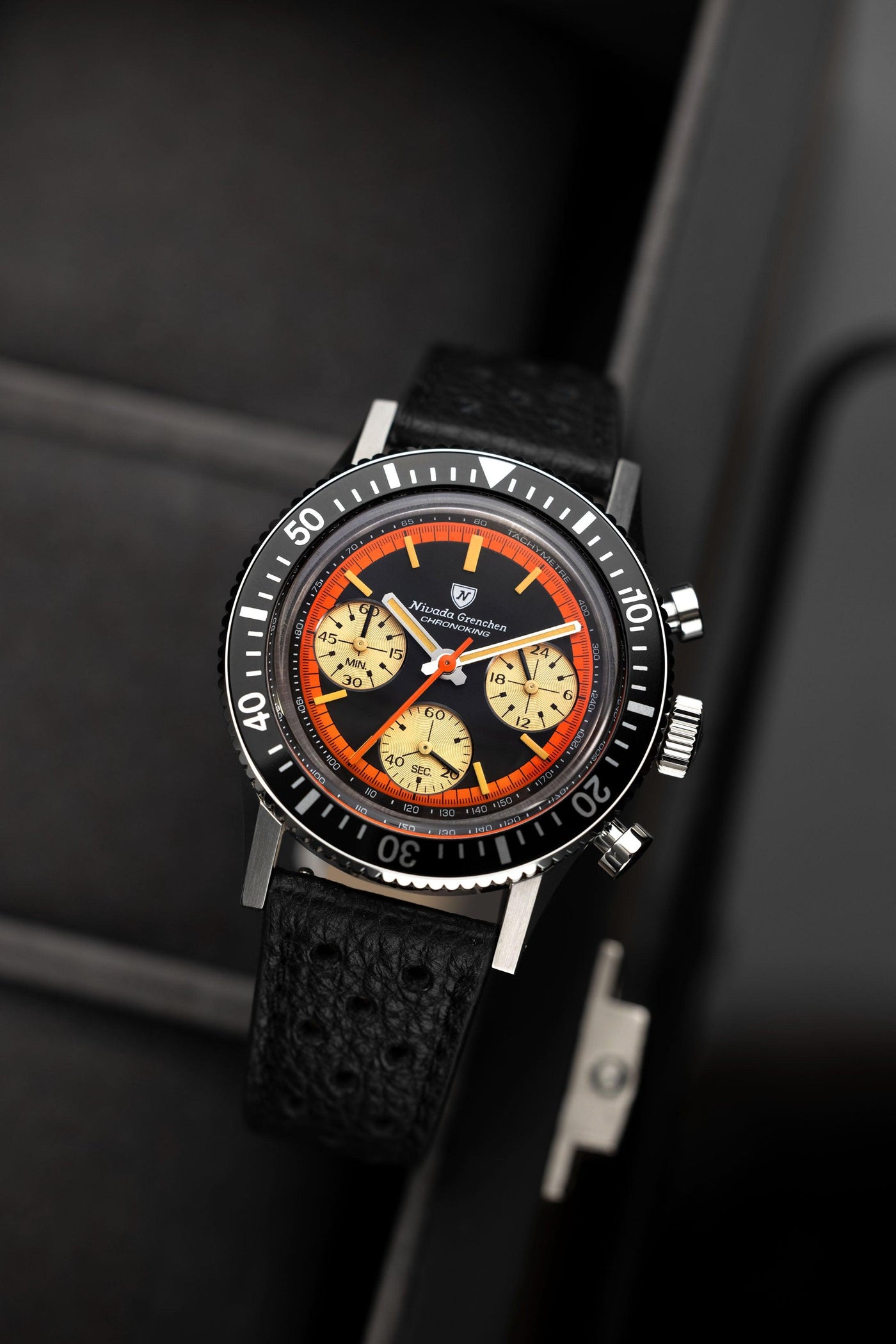 Chronoking "Paul Newman" Orange - Nivada Grenchen