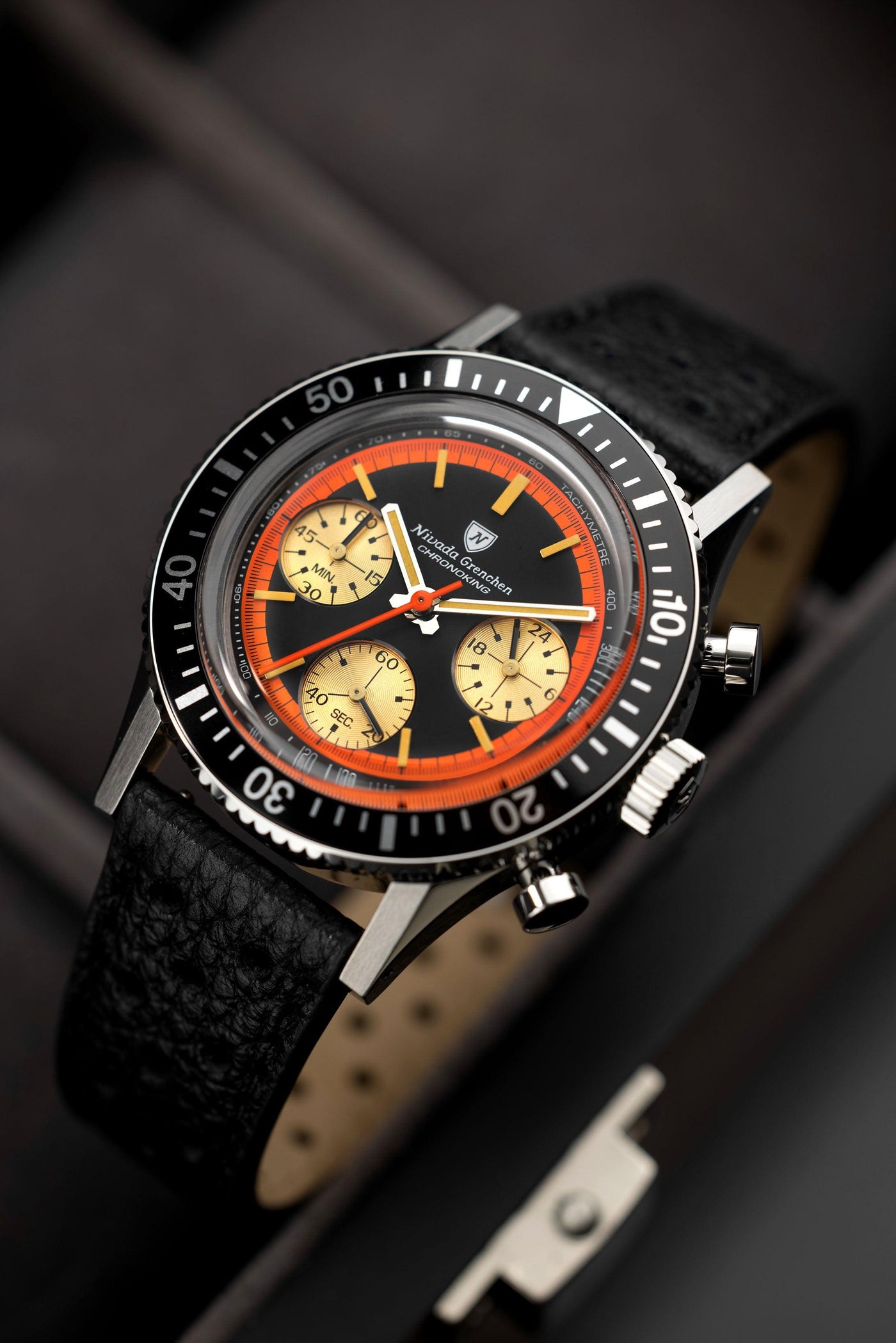 Chronoking "Paul Newman" Orange - Nivada Grenchen