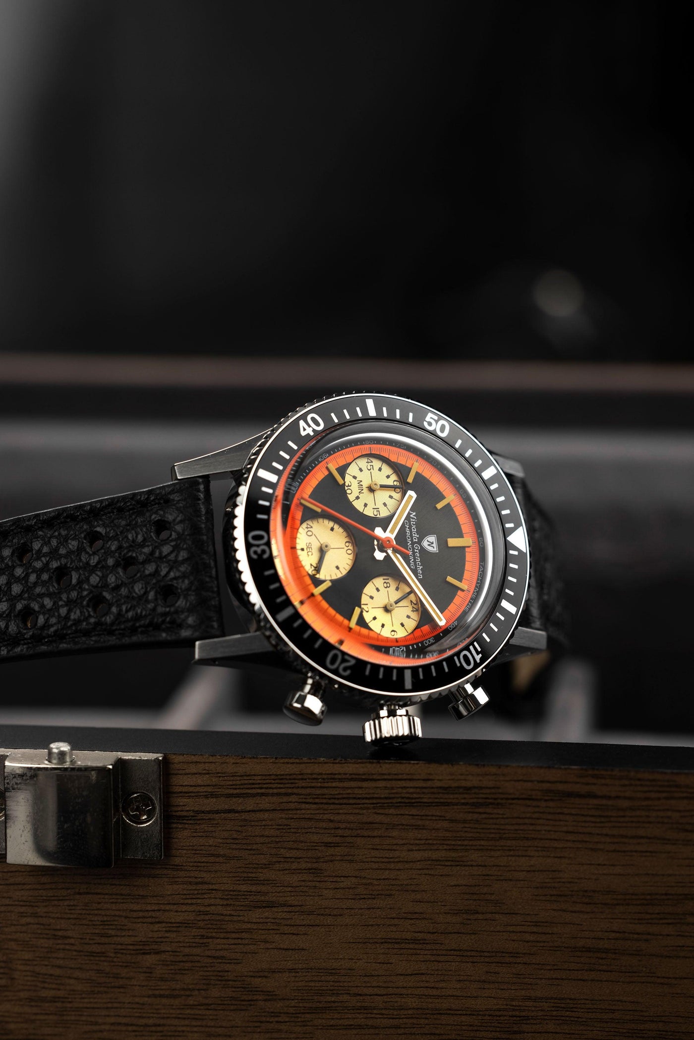 Chronoking "Paul Newman" Orange - Nivada Grenchen