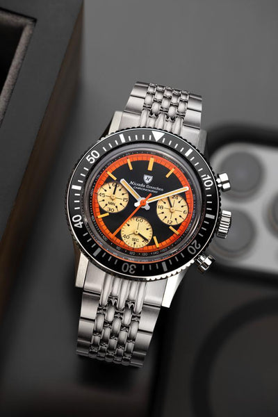 Chronoking "Paul Newman" Orange - Nivada Grenchen