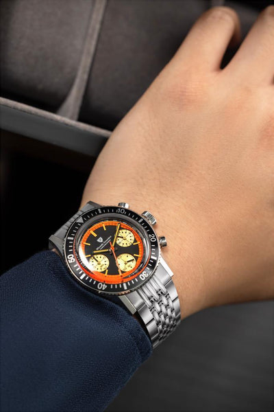 Chronoking "Paul Newman" Orange - Nivada Grenchen