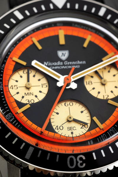 Chronoking "Paul Newman" Orange - Nivada Grenchen