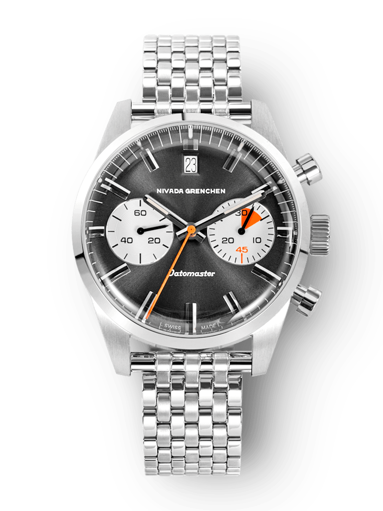 Datomaster 39mm Dark Grey - Nivada Grenchen