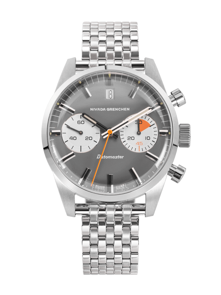 Datomaster 39mm Light Grey - Nivada Grenchen