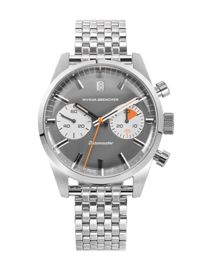 Datomaster 39mm Light Grey - Nivada Grenchen