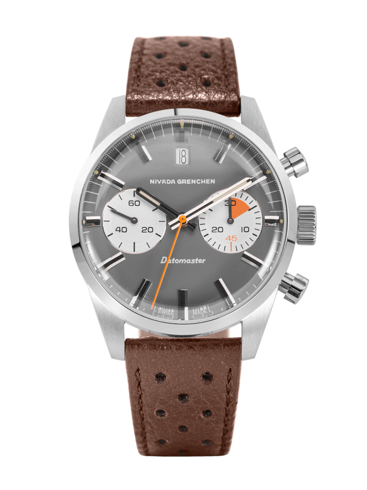 Datomaster 39mm Light Grey - Nivada Grenchen