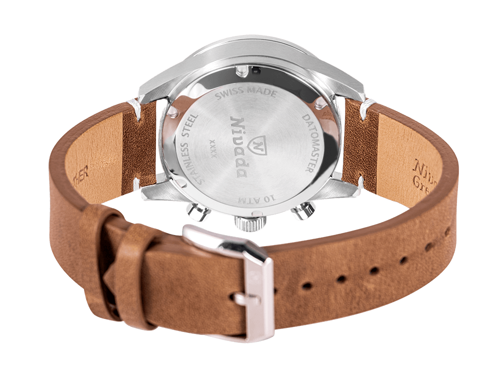 Datomaster 39mm Light Grey - Nivada Grenchen