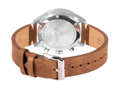 Datomaster 39mm Light Grey - Nivada Grenchen