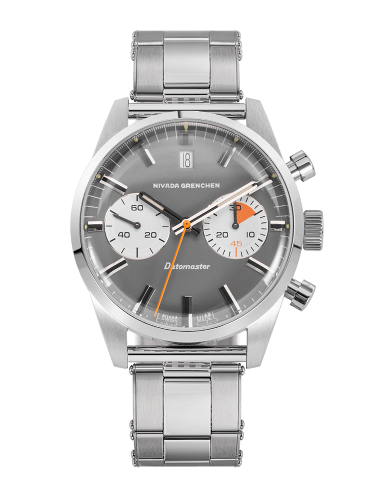 Datomaster 39mm Light Grey - Nivada Grenchen