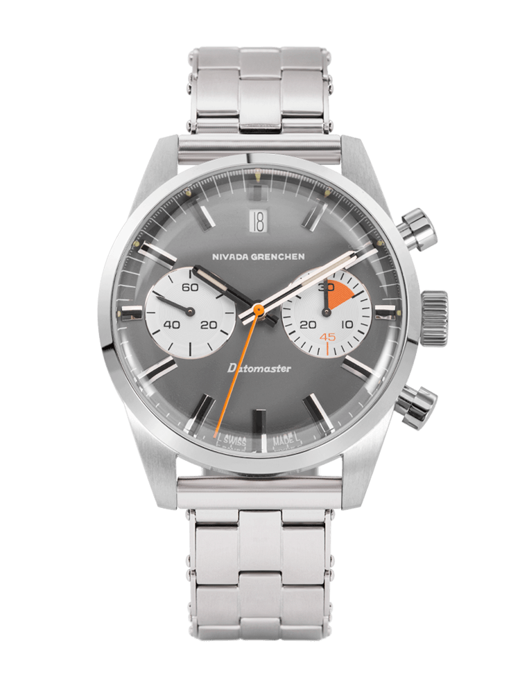 Datomaster 39mm Light Grey - Nivada Grenchen