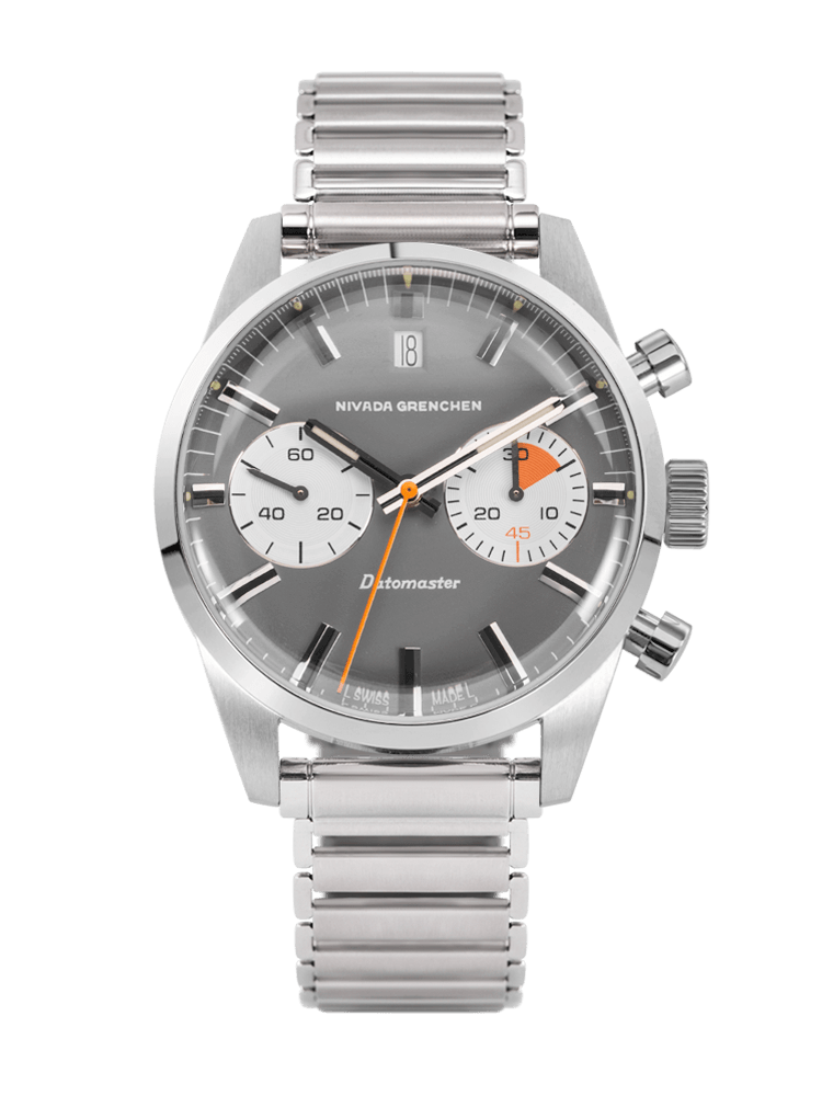 Datomaster 39mm Light Grey - Nivada Grenchen