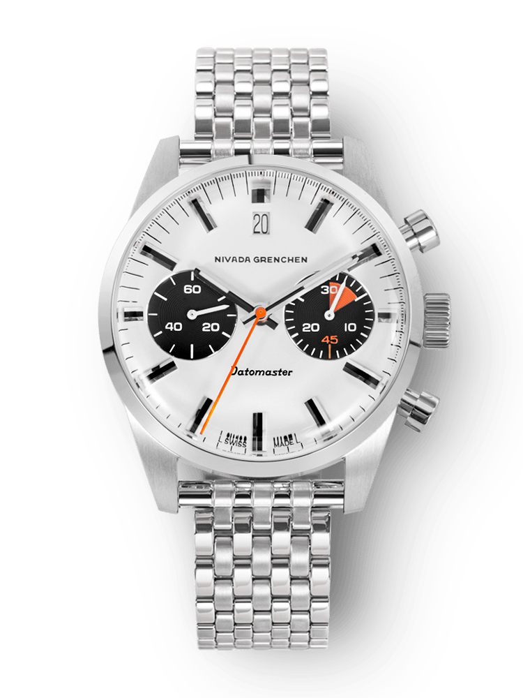 Datomaster 39mm White - Nivada Grenchen