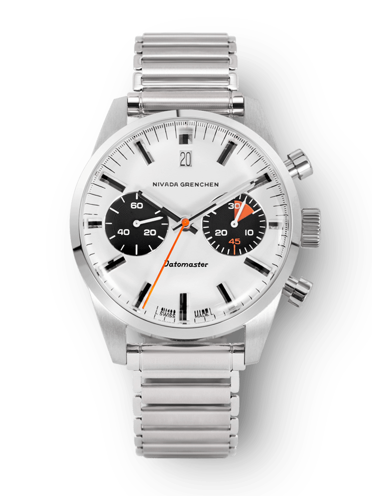 Datomaster 39mm White - Nivada Grenchen