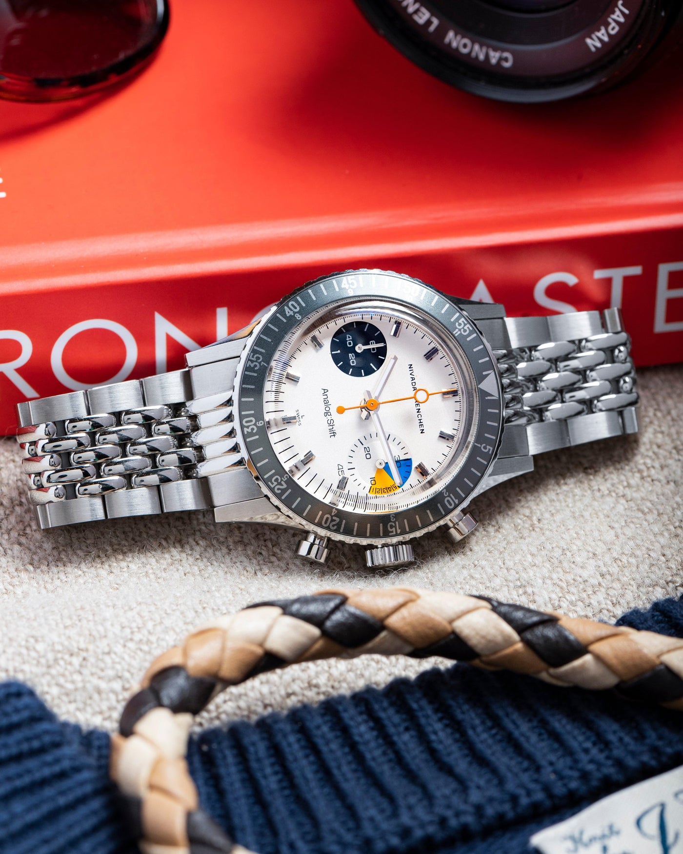 Nivada Grenchen X Analog:Shift Chronomaster 'Big Eye' Yachting - Nivada Grenchen