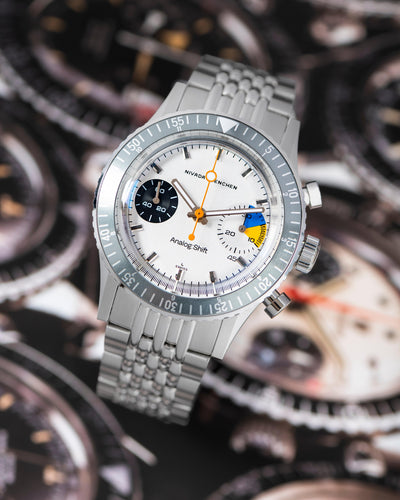 Nivada Grenchen X Analog:Shift Chronomaster 'Big Eye' Yachting - Nivada Grenchen