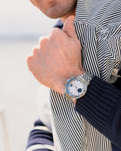 Nivada Grenchen X Analog:Shift Chronomaster 'Big Eye' Yachting - Nivada Grenchen