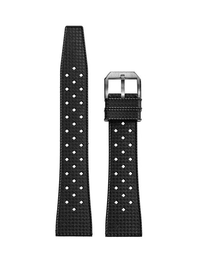 Tropic Black Rubber Strap - Nivada Grenchen